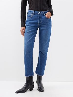 Citizens Of Humanity - Emerson Slim-leg Organic Cotton-blend Jeans - Womens - Blue - 24
