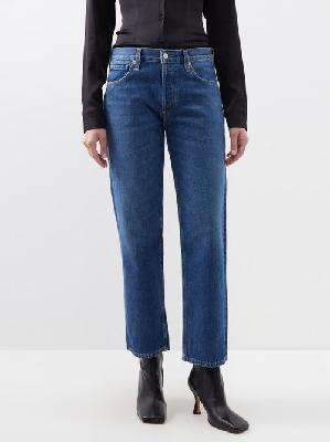 Citizens Of Humanity - Neve Low Slung Relaxed Straight-leg Jeans - Womens - Blue - 25