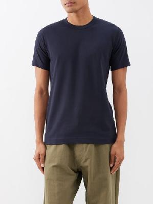 Comme Des Garçons Shirt - Forever Cotton-jersey T-shirt - Mens - Navy - L