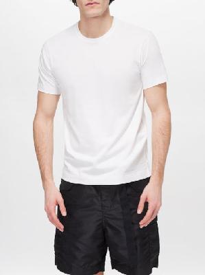 Comme Des Garçons Shirt - Forever Cotton-jersey T-shirt - Mens - White - M