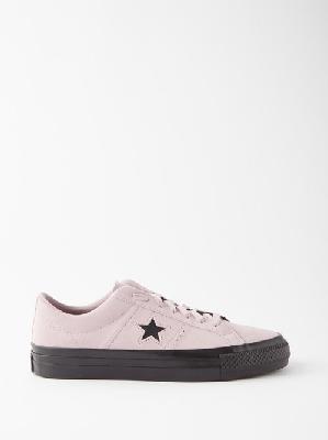 Converse - One Star Pro Suede Trainers - Mens - Purple Black - 10 UK