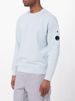 C.P. Company - Lens-logo Cotton-jersey Sweatshirt - Mens - Blue - 3XL
