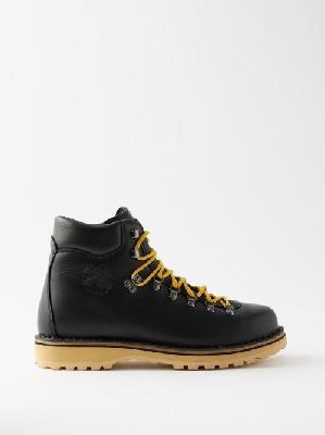 Diemme - Roccia Vet Leather Hiking Boots - Mens - Black - 40 EU