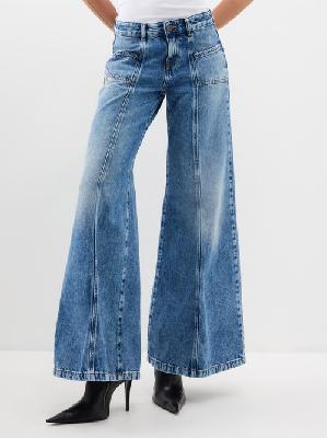 Diesel - Akii Wide-leg Jeans - Womens - Blue - 26