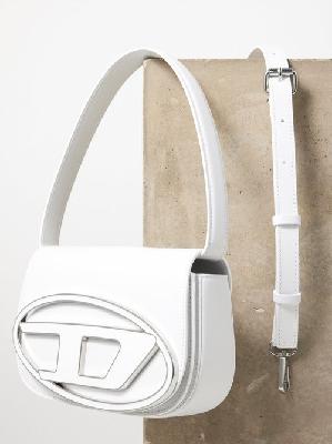 Diesel - 1dr Leather Shoulder Bag - Womens - White - ONE SIZE