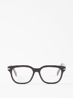 Dior - Diorblacksuit S11i D-frame Acetate Glasses - Mens - Black - ONE SIZE