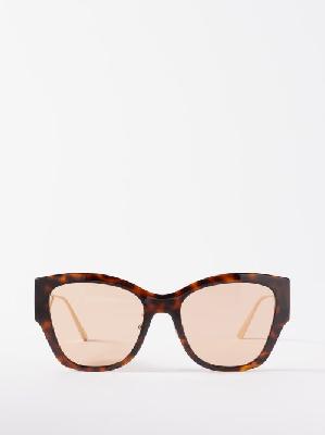 Dior - 30montaigne B2u Butterfly Acetate Sunglasses - Womens - Brown Multi - ONE SIZE