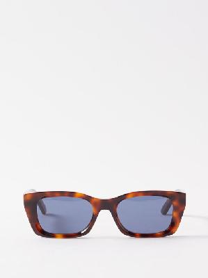Dior - Diormidnight S3i Tortoiseshell-acetate Sunglasses - Womens - Brown Blue - ONE SIZE