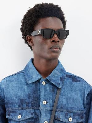 Dior - Cd Diamond S5i Square Acetate Sunglasses - Mens - Black - ONE SIZE