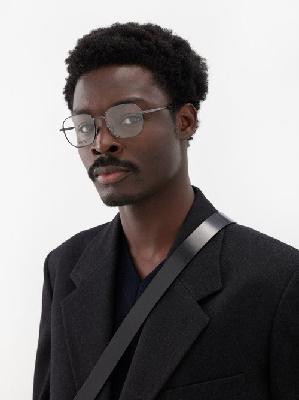 Dior - Diorblacksuito S19u Square Metal Glasses - Mens - Black - ONE SIZE