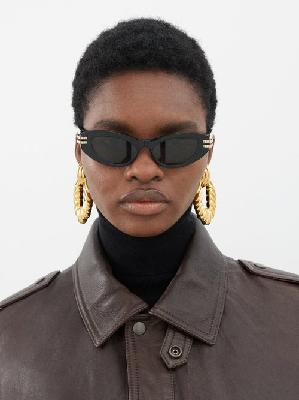 Dior - Cdior B1u Cat-eye Acetate Sunglasses - Womens - Black - ONE SIZE