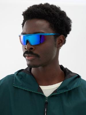District Vision - Koharu Eclipse Acetate Sunglasses - Mens - Blue - ONE SIZE