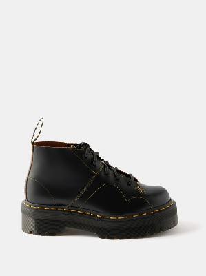 Dr. Martens - Church Quad Leather Ankle Boots - Womens - Black - 3 UK