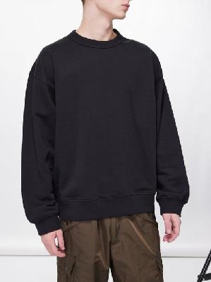 Dries Van Noten - Hax Oversized Cotton-jersey Sweatshirt - Mens - Black - M
