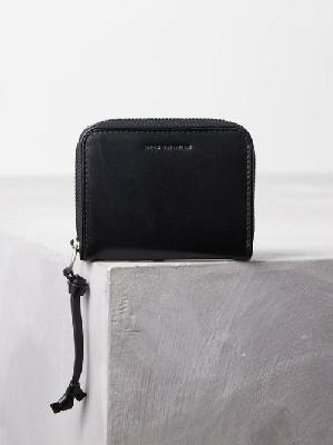 Dries Van Noten - Logo-embossed Leather Wallet - Mens - Black - ONE SIZE