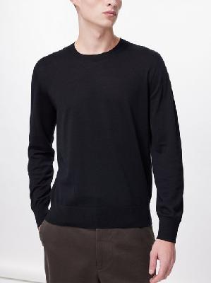 Dries Van Noten - Murton Merino Sweater - Mens - Black - S