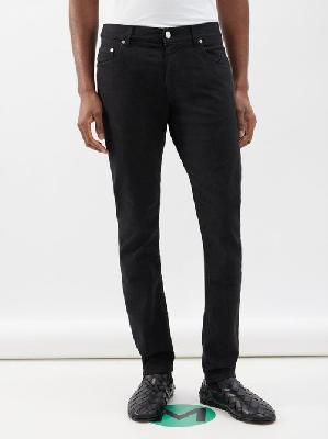 Etro - Paisley-jacquard Slim-leg Jeans - Mens - Black - 29 UK/US