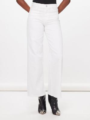 Frame - Le Slim Palazzo Jeans - Womens - White - 24