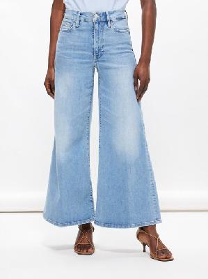 Frame - Le Palazzo Crop Organic Cotton-blend Jeans - Womens - Mid Denim - 24
