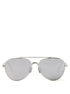Givenchy - Aviator Metal Sunglasses - Mens - Silver