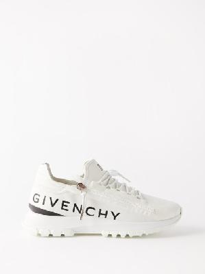 Givenchy - Spectre Zipped Leather Trainers - Mens - White - 41 EU