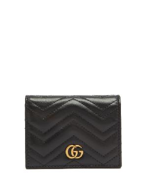 Gucci - GG Marmont Quilted-leather Wallet - Womens - Black - ONE SIZE