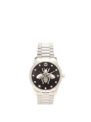 Gucci - G-timeless Stainless-steel Watch - Mens - Silver - ONE SIZE