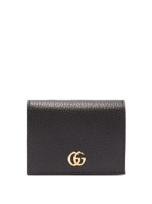 Gucci - GG Marmont Grained-leather Wallet - Womens - Black - ONE SIZE