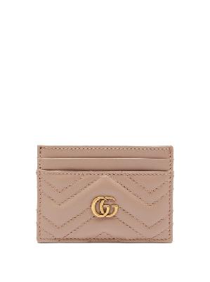 Gucci - GG Marmont Leather Cardholder - Womens - Nude - ONE SIZE