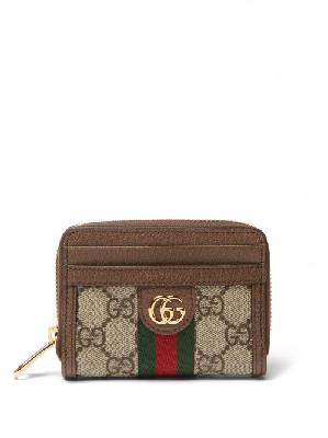 Gucci - Ophidia Gg-supreme Ziparound Wallet - Womens - Beige Multi - ONE SIZE
