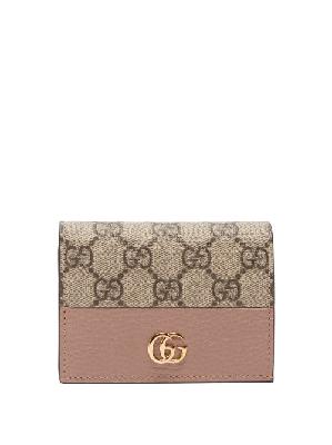 Gucci - GG Marmont Leather Bi-fold Wallet - Womens - Pink Multi - ONE SIZE