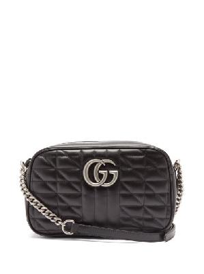 Gucci - GG Marmont Leather Cross-body Bag - Womens - Black - ONE SIZE