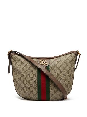 Gucci - Ophidia Gg-supreme Canvas And Leather Shoulder Bag - Womens - Beige Multi - ONE SIZE