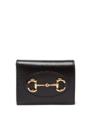 Gucci - Horsebit 1955 Leather Cardholder - Womens - Black - ONE SIZE
