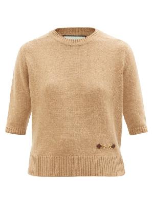Gucci - Horsebit Cashmere Sweater - Womens - Camel - XS