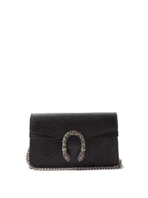 Gucci - Dionysus Crystal And Leather Cross-body Bag - Womens - Black - ONE SIZE