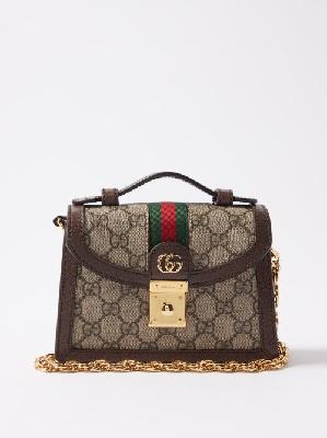 Gucci - Ophidia Small Gg-supreme Canvas Handbag - Womens - Beige Multi - ONE SIZE