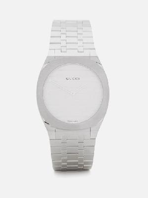 Gucci - Gucci 25h 30mm Stainless-steel Watch - Womens - Silver