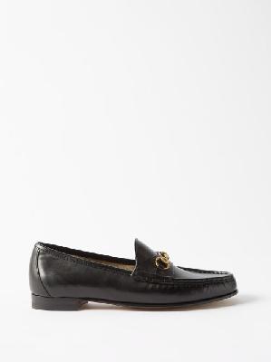 Gucci - Horsebit 1953 Leather Loafers - Womens - Black - 34 EU/IT
