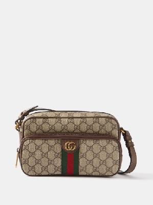 Gucci - Ophidia Gg-supreme Canvas Cross-body Bag - Womens - Beige - ONE SIZE