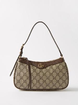 Gucci - Ophidia Small Gg-supreme Canvas Shoulder Bag - Womens - Beige - ONE SIZE