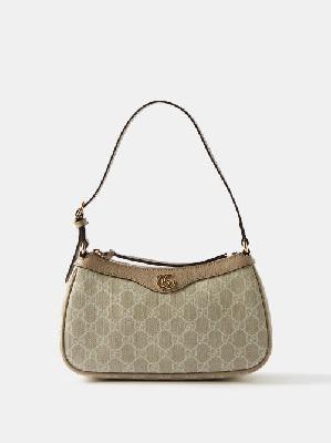 Gucci - Ophidia Small Gg-supreme Canvas Shoulder Bag - Womens - Cream - ONE SIZE