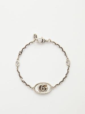 Gucci - GG Marmont Sterling-silver Bracelet - Mens - Silver - 17 CM