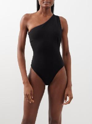 Haight - Luisa One-shoulder Swimsuit - Womens - Black - L