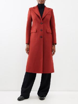 Harris Wharf London - Pressed-wool Coat - Womens - Red - 38 IT