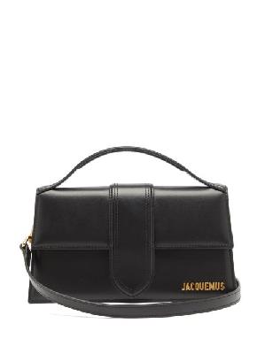 Jacquemus - Bambino Large Leather Handbag - Womens - Black - ONE SIZE