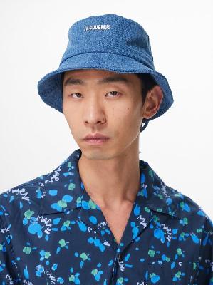 Jacquemus - Gadjo Denim Bucket Hat - Mens - Blue - 56