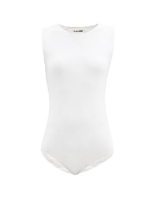 Jil Sander - Seamless Round-neck Jersey Bodysuit - Womens - Ivory - S