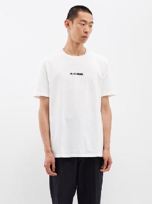 Jil Sander - Logo-print Cotton-jersey T-shirt - Mens - Porcelain - L