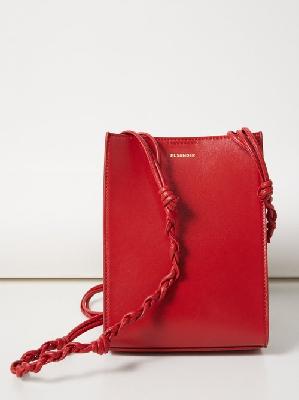 Jil Sander - Tangle Small Leather Cross-body Bag - Womens - Red - ONE SIZE